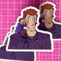 hucklereobby the pitt sticker