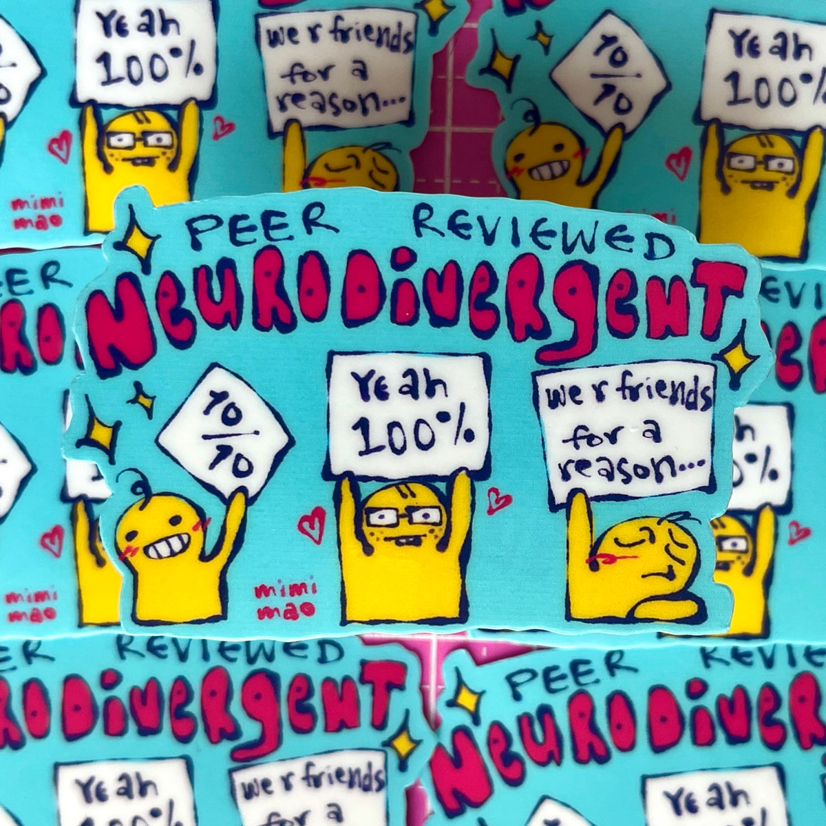 peer reviewed neurodivergent sticker