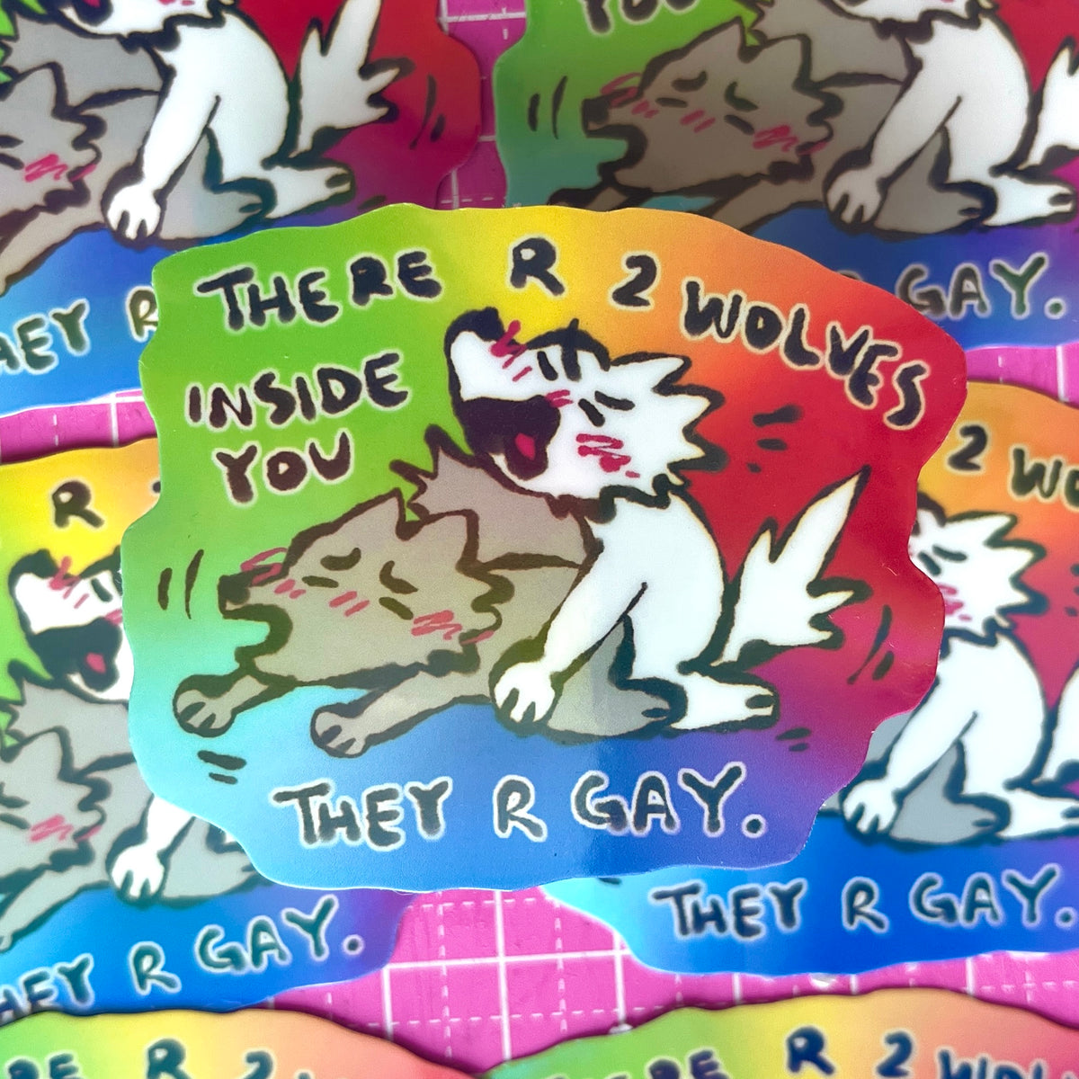 two gay wolves