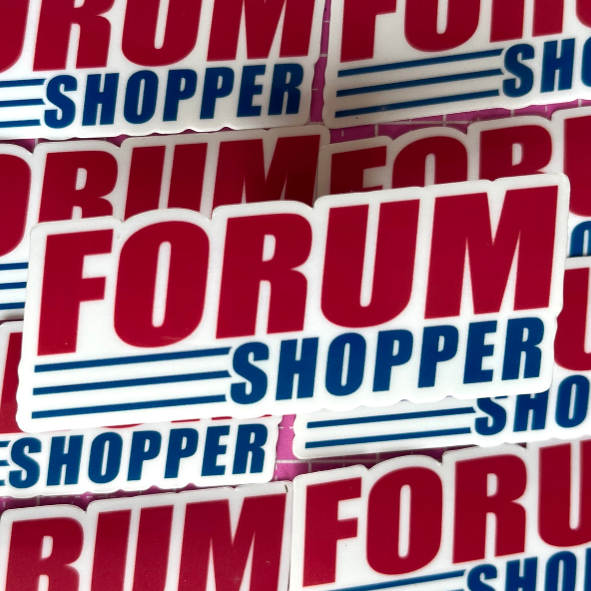forum shopper sticker