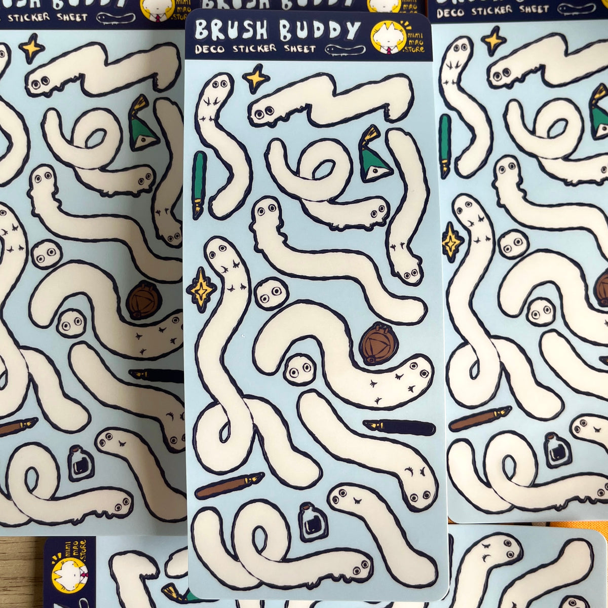 brush buddy deco sticker sheet