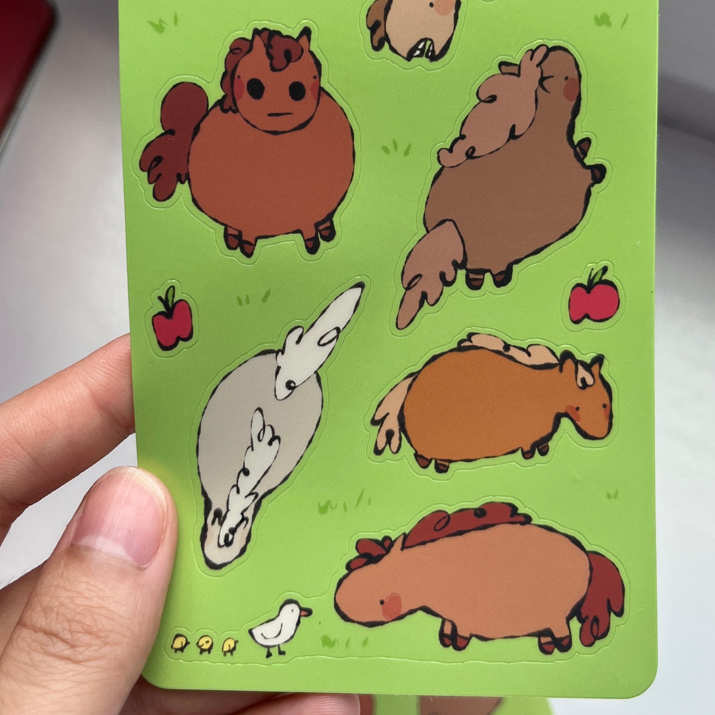 honse sticker sheet