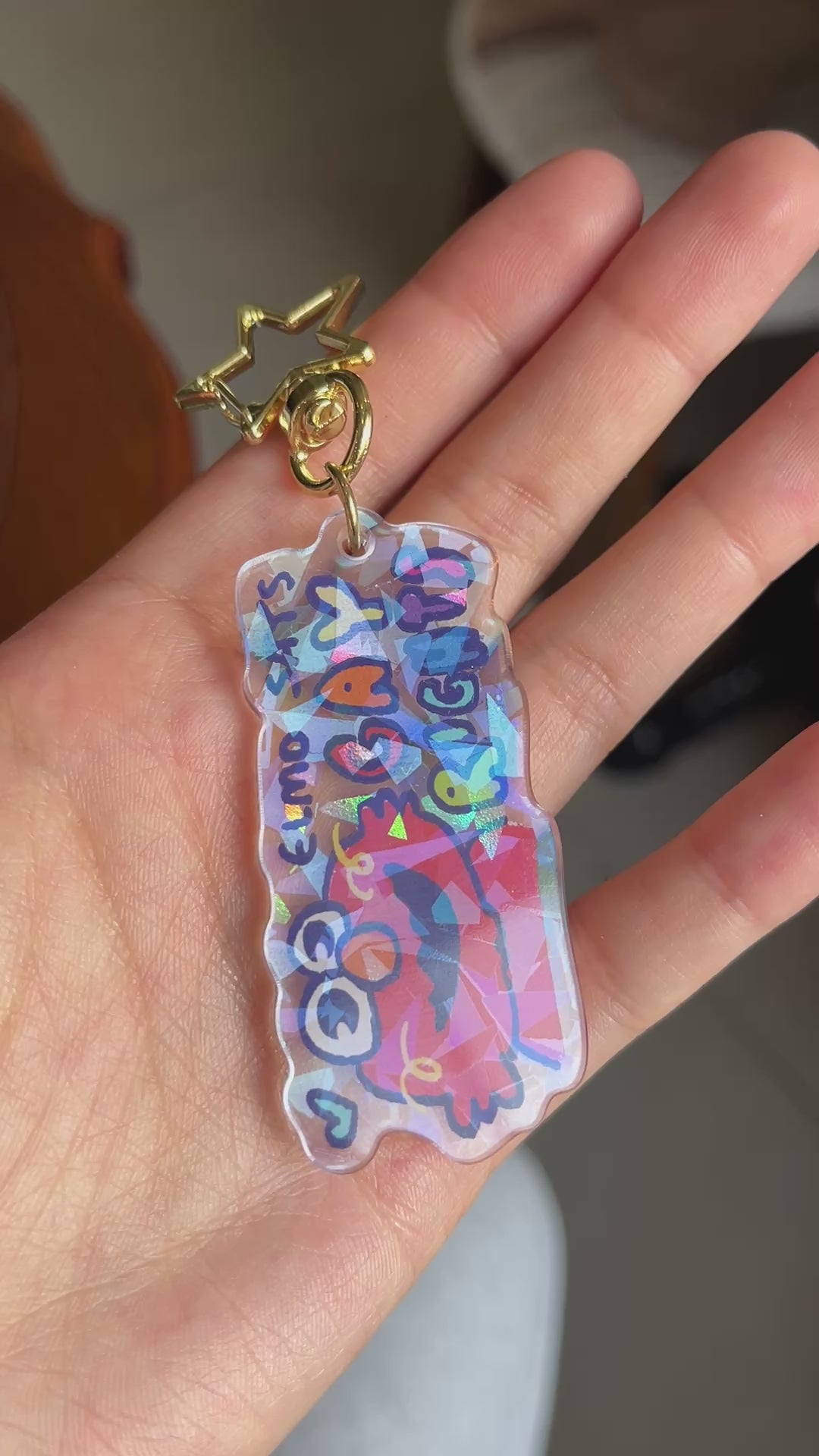 Spongebob Says Gay Rights Acrylic Keychain